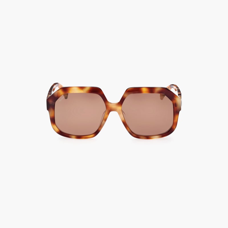 MaxMara Square Sunglasses for Women with Brown Lenses - Image 3